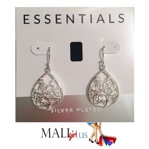 Tree of Life Feminine Silver Plated Earrings